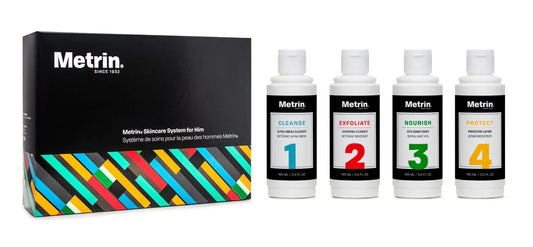 Complete men’s routine — cleanse, condition, protect, nourish